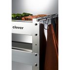 Barbacoa De Carbón Con Ruedas Clover En Acero Inoxidable,,
