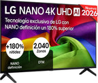 LG 65UA73006LA - TV 65", UHD 4K, WebOS 25, Ultimate IA, HDR10 Pro, Super Upscaling, Dolby Digital Plus, Google Assistant, Black