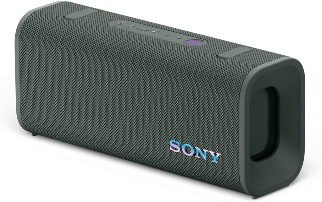 Sony ULT Field 5, Powerful Bluetooth Portable Speaker, 25 H Battery, 2 ULT Power Sound Modes, Water and Dust Resistant, 360 Lights, Removable Shoulder Strap, Compact, Black