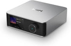 WiiM Ultra Music Streamer, Digital Preamp, 3.5" Touchscreen, Compatible with Google Cast, Alexa, Play Spotify, Amazon Music, Tidal, HDMI ARC, Phono Input, Headphone Out, Gray