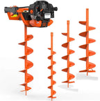 FUXTEC FX-EB152-3HP 52CC 2-Stroke Engine Gasoline Drill with 3 Drill Bits 100/150/200 mm
