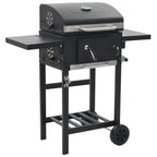 Horno Para Pizza Y Barbacoa Al Aire Libre 3 En 1 Negro Vidaxl
