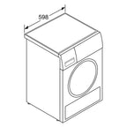 2026 Secadora de bomba de calor Bosch Serie 6 WQG235DH0 8 kg blanco A+++