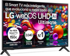 LG 43UA73006LA - TV 43", UHD 4K, WebOS 25, Ultimate IA, HDR10 Pro, Super Upscaling, Dolby Digital Plus, Google Assistant, Black