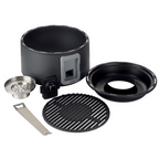 Barbacoa Portátil De Carbón 35 Cm Negra 99335 Trebs