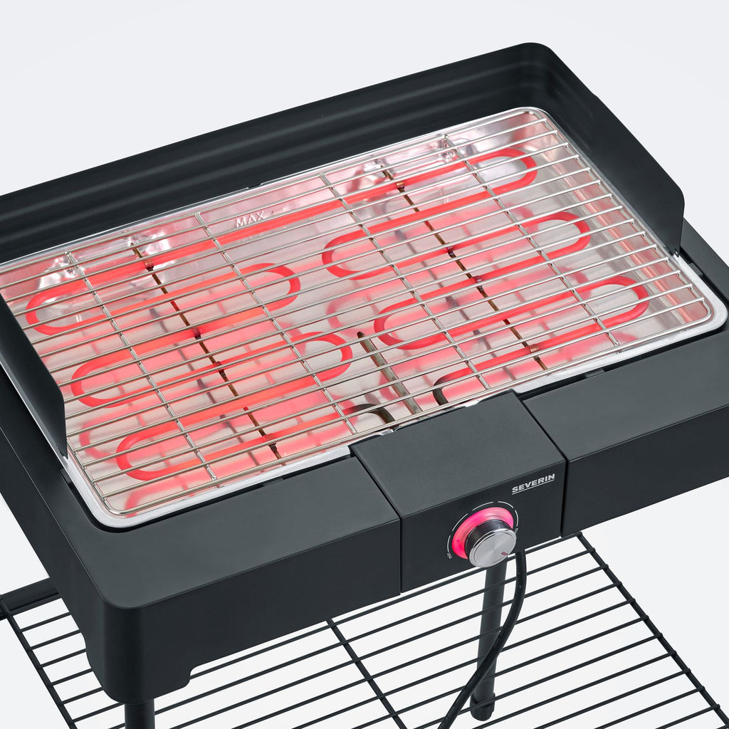 Barbacoa Con Patas Negro 2200 W Pg 8566 Severin