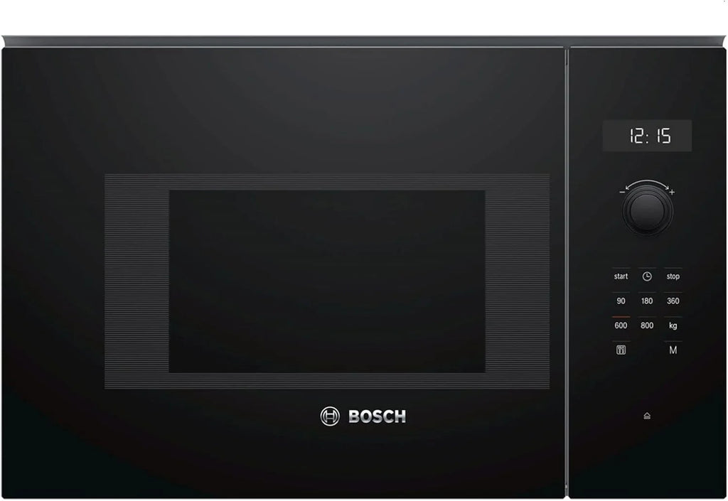 Bosch 6 Series BFL524MB0 Integrated Microwave (Built-in, Microwave with Grill, 20 L, 800 W, Rotary, Touch, Black)