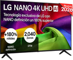 LG 43UA73006LA - TV 43", UHD 4K, WebOS 25, Ultimate IA, HDR10 Pro, Super Upscaling, Dolby Digital Plus, Google Assistant, Black