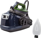 Rowenta Silence Steam Pro – Ironing Center, Unlimited Autonomy, 8 Bars, Steam Boost 600 g/min, Microsteam Sole, ECO Function and Lime Reservoir, 1.3 Litres, Black and Grey, DG9248