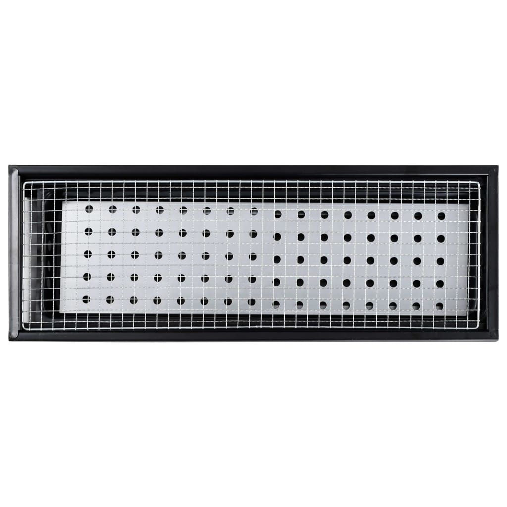 Barbacoa Portátil Para Camping De Acero 60x22,5x33 Cm Vidaxl