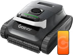 Gosvor (Nuovo 2026) Robot Pool Cleaners and Walls, Double Filtration, Intelligent Planning Routes, 5 Modes, App Control, 200 Min Autonomy, Water Line and Shallow Area, Grey Orange