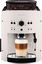 Krups Rome, Superautomatic coffee maker, Water tank 1.7 L, 3 temperature levels, 3 intensity levels, 15 bars, Metal conical grinder, Easy control panel, Black, EA810870