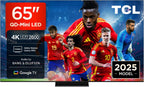TCL 98Q6C TV 98 Inch QD-Mini LED 4K Smart TV, 1000 nits, 144Hz Motion Clarity Pro, Onkyo 2.1, Game Master, FreeSync, Google TV, Dolby Vision IQ and Atmos