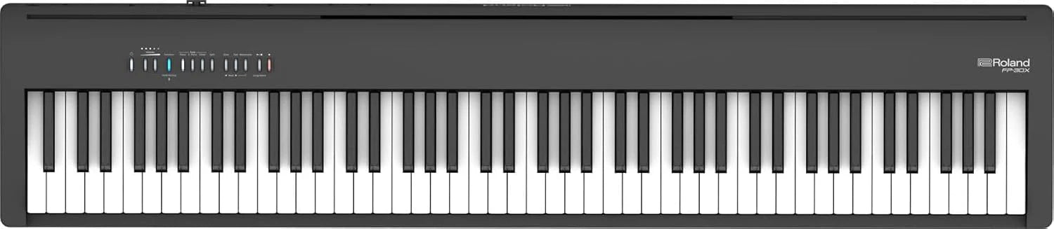 Roland FP-10 - Compact 88 note digital piano with sounds from SuperNATURAL Piano and keyboard with authentic acoustic sensations | Ideal for playing at home, studying and learning correct techniques