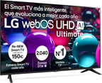 LG 65UA73006LA - TV 65", UHD 4K, WebOS 25, Ultimate IA, HDR10 Pro, Super Upscaling, Dolby Digital Plus, Google Assistant, Black