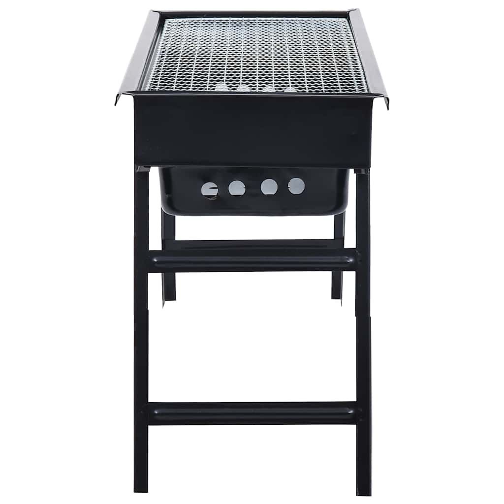 Barbacoa Portátil Para Camping De Acero 60x22,5x33 Cm Vidaxl