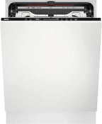 AEG FSB64907Z Integrated Dishwasher, 60 cm, 14 Place Settings, AirDry Drying, Satellite Sprinkler Arm, Glassware, 7 Programs, 3 Temperatures, 44 dB(A), 6000 Series, Class C