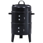 Barbacoa Ahumador De Carbón 3 En 1 40x80 Cm Vidaxl