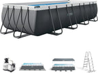 Intex 55220 – Removable Rectangular Ultra XTR Frame Pool 549 x 274 x 132 + Filter