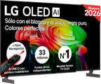 LG OLED65C54LA - TV 65", OLED EVO 4K, Smart TV AI C5, WebOS 25, Super Upscaling, Dolby Vision and Dolby Atmos, AMD FreeSync, Alexa/Google Assistant, Black