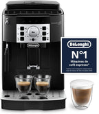De'Longhi Magnifica S – Perfetto Superautomatic Coffee Maker, Manual Milk Frother, Espresso and Cappuccino, Control Panel with Buttons, Black (ECAM11.112.B)