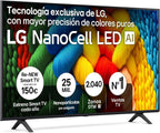 LG 65UA73006LA - TV 65", UHD 4K, WebOS 25, Ultimate IA, HDR10 Pro, Super Upscaling, Dolby Digital Plus, Google Assistant, Black