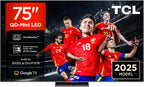 TCL 98Q6C TV 98 Inch QD-Mini LED 4K Smart TV, 1000 nits, 144Hz Motion Clarity Pro, Onkyo 2.1, Game Master, FreeSync, Google TV, Dolby Vision IQ and Atmos