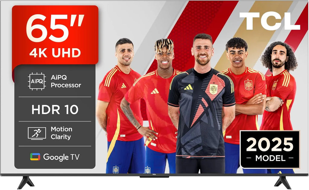 TCL 50V6C TV 50 Inch 4K Smart LED TV, HDR, Google TV, Dolby Audio, Alexa and Google Assistant, Chromecast Built-in, Motion Clarity