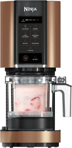 Ninja CREAMi Scoop & Swirl Ice Cream Maker and Ice Cream Yogurt Maker with 2 Tubs, 13 Functions, Makes Ice Cream, Creamy Ice Cream, Gelato, Sorbet, Smoothie and More, Bonus Option, Silver, NC701EU