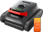 Gosvor (Nuovo 2026) Robot Pool Cleaners and Walls, Double Filtration, Intelligent Planning Routes, 5 Modes, App Control, 200 Min Autonomy, Water Line and Shallow Area, Grey Orange