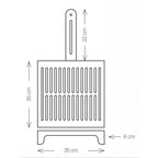 Parrilla Barbacoa En Acero Inoxidable, Diseñada Para La Cocción De Pescado/verdura,,