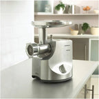 Kenwood Pro Food Mincer Electric Meat Mincer, 3 Discs Stainless Steel, 2 Speed, MG700, Power 2000W, Silver