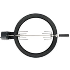 Kit De Anillo Asador De Barbacoa Negro 47 Cm Vidaxl