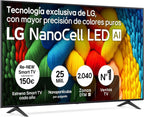 LG 65UA73006LA - TV 65", UHD 4K, WebOS 25, Ultimate IA, HDR10 Pro, Super Upscaling, Dolby Digital Plus, Google Assistant, Black
