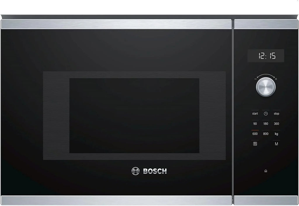 Bosch 6 Series BFL524MB0 Integrated Microwave (Built-in, Microwave with Grill, 20 L, 800 W, Rotary, Touch, Black)