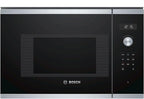 Bosch 6 Series BFL524MB0 Integrated Microwave (Built-in, Microwave with Grill, 20 L, 800 W, Rotary, Touch, Black)