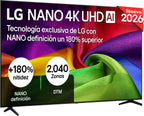 LG 65UA73006LA - TV 65", UHD 4K, WebOS 25, Ultimate IA, HDR10 Pro, Super Upscaling, Dolby Digital Plus, Google Assistant, Black