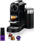 DeLonghi Nespresso Citiz EN267.BAE Coffee Maker with Capsules, Special Extraction System, 1710 W, 1 L, Plastic, Black