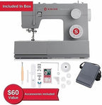 Singer Heavy Duty 4432 Mechanical Sewing Machine, 32 Stitches, Powerful Motor, Automatic Eyelet, Automatic Threader, Stainless Steel Reinforcement Plate