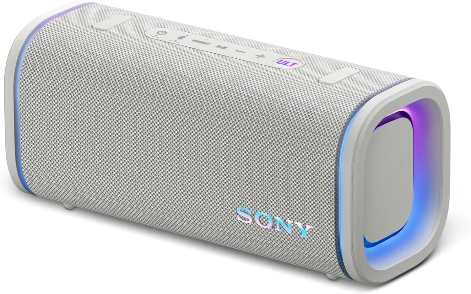 Sony ULT Field 5, Powerful Bluetooth Portable Speaker, 25 H Battery, 2 ULT Power Sound Modes, Water and Dust Resistant, 360 Lights, Removable Shoulder Strap, Compact, Black