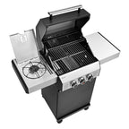 2026 Barbacoa de gas BLACK 2+1