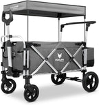 FUXTEC FX-CTL900 Premium Grey, Original Folding Trolley for Children, Ideal Garden, Beach or City, Push or Pull, Load up to 75 kg.