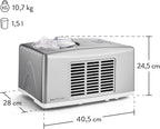 SPRINGLANE Homemade Ice Cream Maker EMMA, Ice Cream Maker, Fridge with Compressor 1.5L, Removable Container and LCD Display + Recipe Book