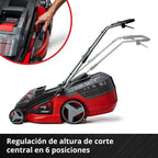 Einhell Battery mower GE-CM 43 Li M Kit Power X-Change (36V, 43 cm Cutting Width, up to 600 m², Brushless, Mulching Function, 63L Collecting Bag, with 2 x 4.0 Ah Batteries and 2 x Chargers)
