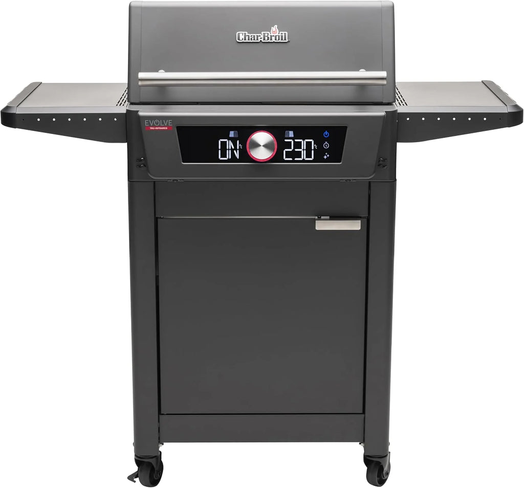 Char-Broil SMART-E Electric Barbecue with E-POWER 90-370°C, Precise Temperature Control, Cleaning Function – Optimal for Outdoor Cooking, Garden and Patio