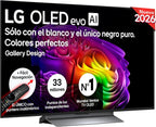 LG OLED65C54LA - TV 65", OLED EVO 4K, Smart TV AI C5, WebOS 25, Super Upscaling, Dolby Vision and Dolby Atmos, AMD FreeSync, Alexa/Google Assistant, Black