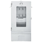 Horno Ahumador De Barbacoa Con Mesa Acero Galvanizado Vidaxl