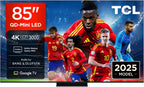 TCL 98Q6C TV 98 Inch QD-Mini LED 4K Smart TV, 1000 nits, 144Hz Motion Clarity Pro, Onkyo 2.1, Game Master, FreeSync, Google TV, Dolby Vision IQ and Atmos