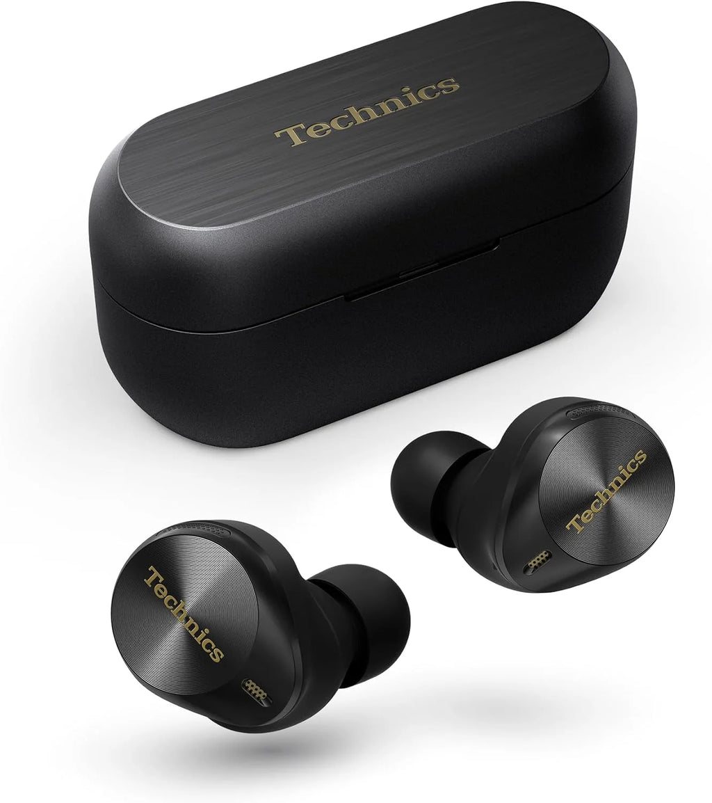 Technics EAH-AZ80E-A Noise Cancelling Wireless Earbuds, Bluetooth, In-Ear Headphones with Microphone, Customizable Fit, Up to 7 Hours Playtime, Midnight Blue