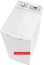 Corberó – Washing Machine Top Load 6.5 kg | CLACSM6524 | 1200 RPM | 16 Programs, Steam Function, ECO, Drum Cleaning| Delayed Start| Quick Wash | Easy Ironing | LED Indicators | White